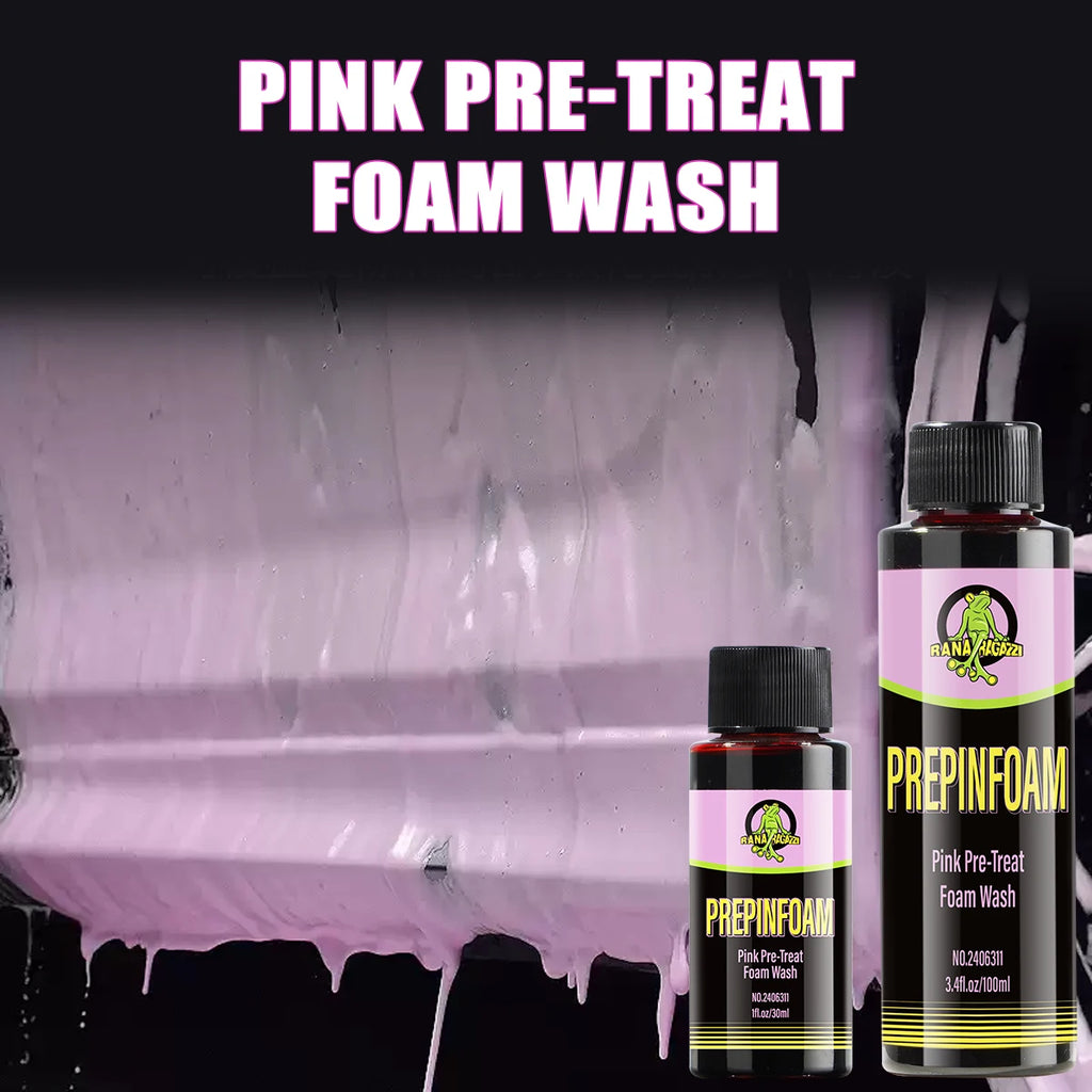 Motorcycle Washing Spray Pink Pre-Treat Foam Wash Sediment Pre-washed Off Dense And Flowing Foam Layer Natural Pink Foam RG311