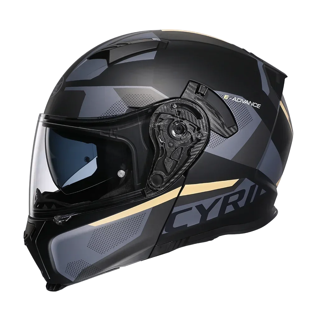 Motorcycle Helmet Dual Visor Modular Flip up Full Face Helmet for Adult Men and Women DOT Approved