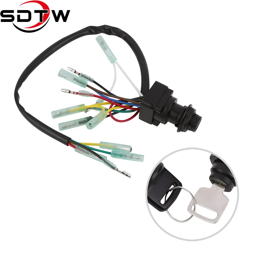 Motorcycle ignition switch Fits for Yamaha outboard motors 703-8 2510-43-00 Outboard key switch