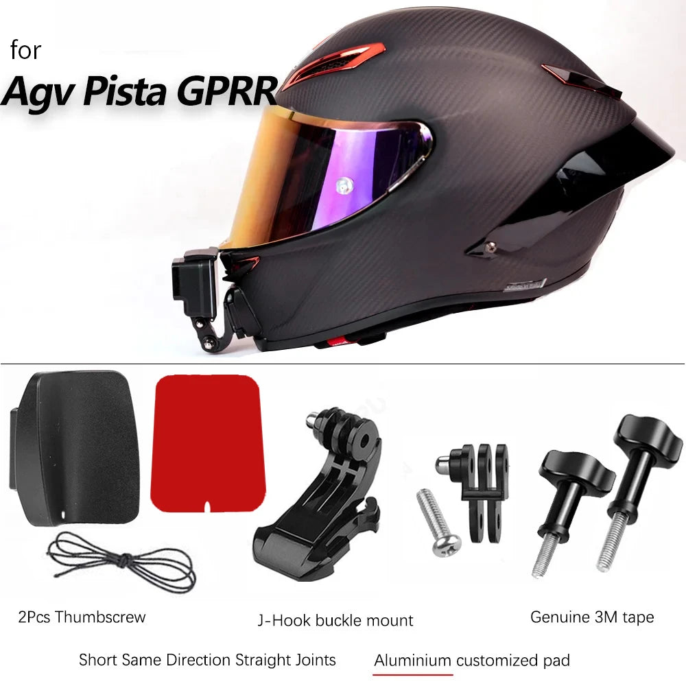 TUYU Premium Customized Helmet Aluminium Chin Mount for GoPro 13 Insta360 DJI Camera for SHOEI GT Air3 AGV ARAI HJC KLIM Helmets