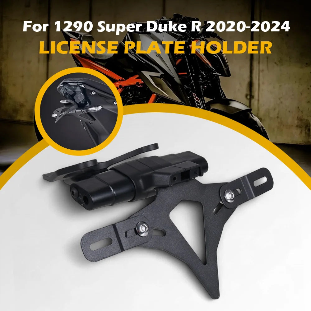 Motorcycle Accessories Tail Tidy License Plate Holder Fender Eliminator Registration Bracket For 1290 Super Duke R 2020-2024