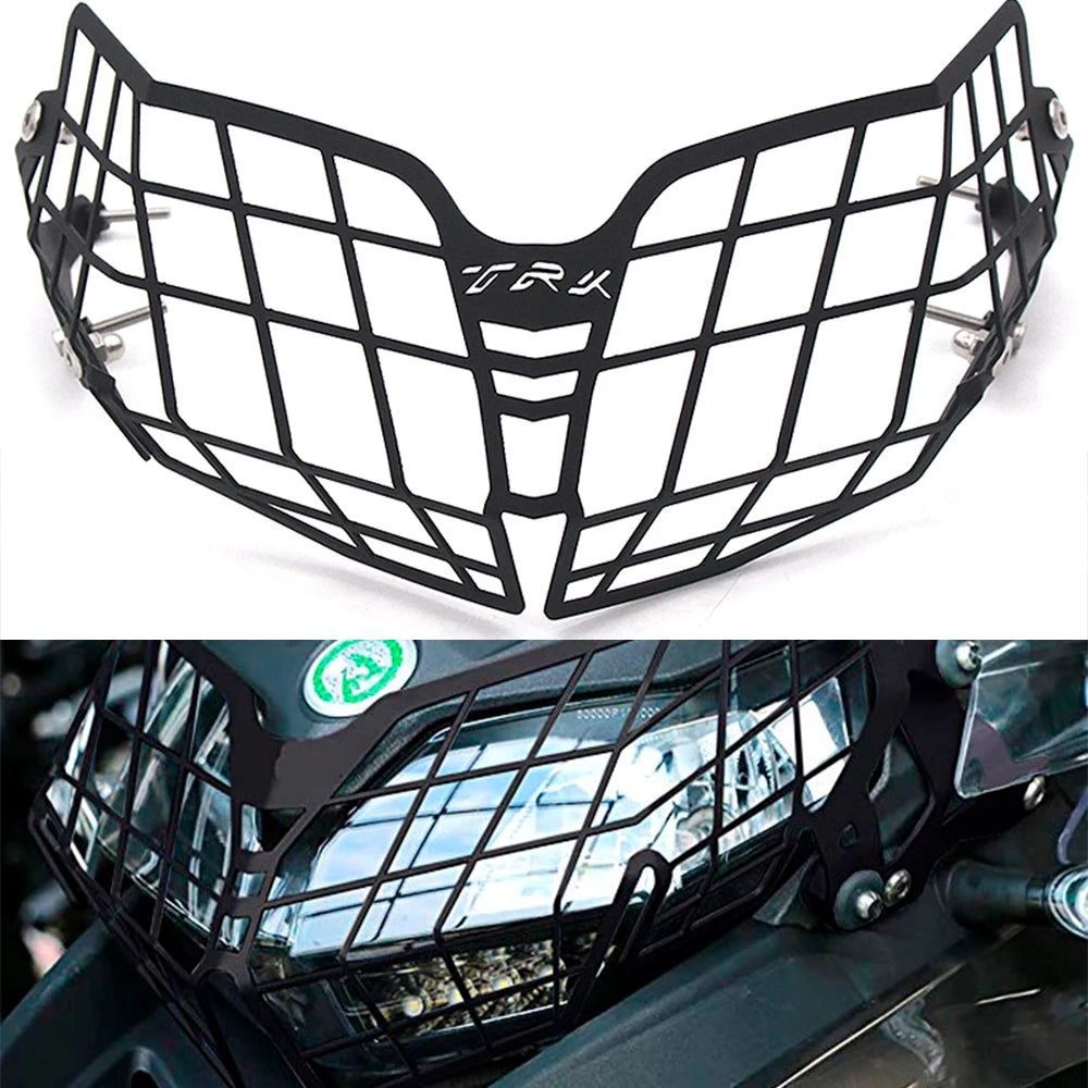 For Benelli TRK 502x 502 Accessories TRK502x Trk502 2018-2022 2023 Motorcycle Headlight Head Light Guard Protector Cover Grille