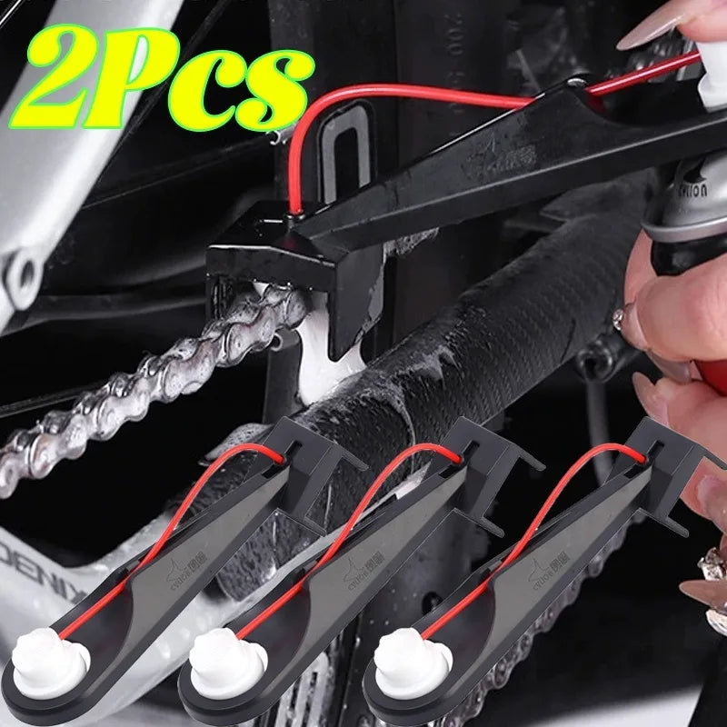 1/2PCS Motorcycle Chain Cleaning Maintenance Air Oil Dispenser Chain Oil Chain Wax Maintenance Maintenance Tools Spray Device