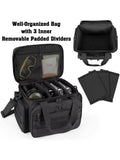 Tactical MOLLE Tote Bag for Vehicle Passenger Seat Rescue Duty Gear Shoulder Hand Carry Black