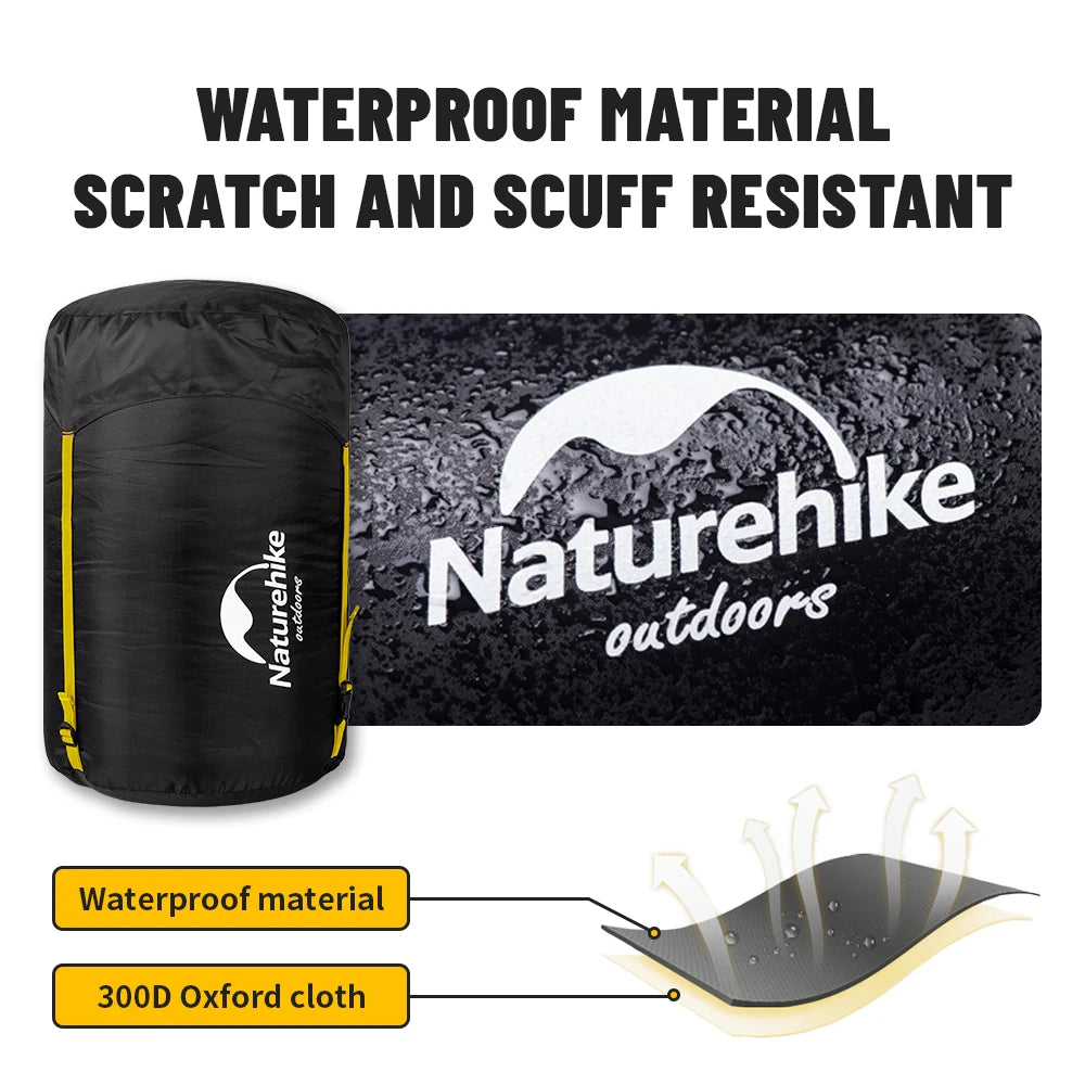 Naturehike Compression Stuff Sack Waterproof Compression Bag Outdoor Camping Sleeping Bag Compression Sack Storage Bags