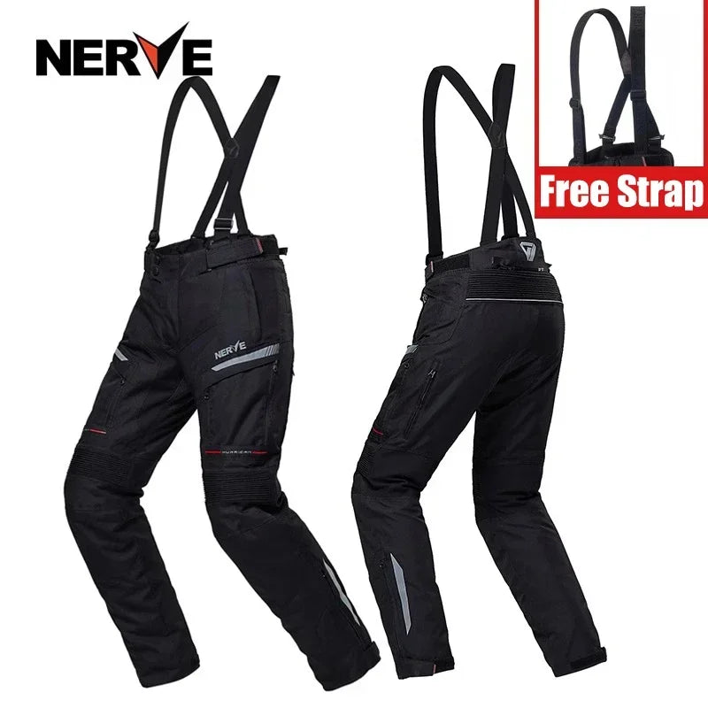 NERVE Motocross Riding Clothes Autumn Winter Warm Waterproof Motorcycle Jacket Pants Men CE Anti-fall Off Road Jacket Rally Suit