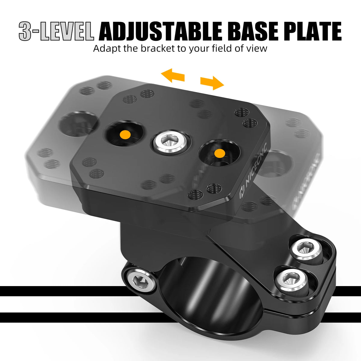 For BMW R1250GS GSA 2019-2023 R1300GS/Adventure 2024-2025 GPS Mount AMPS Pattern 32mm Handlebar Clamp R1200GS Adventure 2013-18