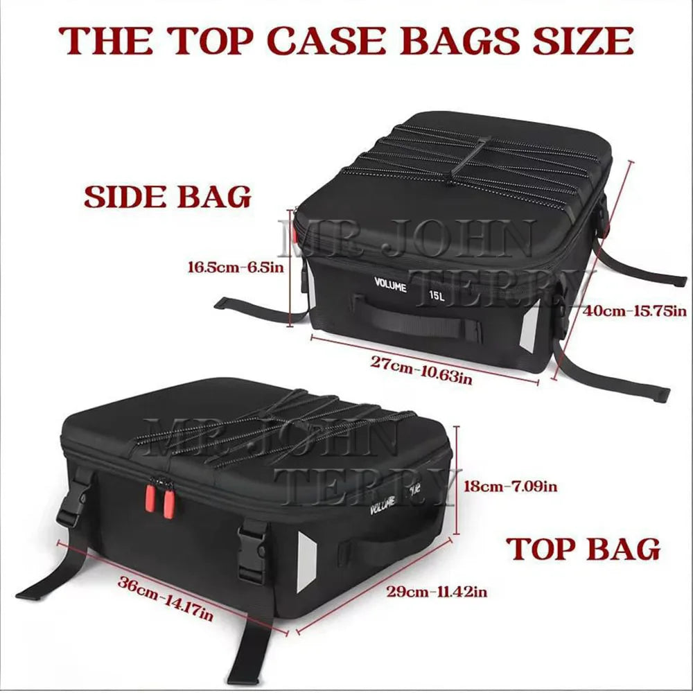 Motorcycle Top Bags Saddlebag For BMW R1300GS Adventure R 1300 GS ADV Side Top Box Hard Top Bag Case Luggage R1300GSA 2024-2026
