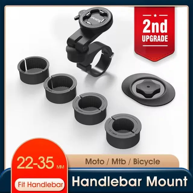 Adjustable Support Motorcycle Bike Phone Holder Stand for Moto Bicycle Handlebar Mount, suitable for iPhone 17 Samsung Xiaomi LG