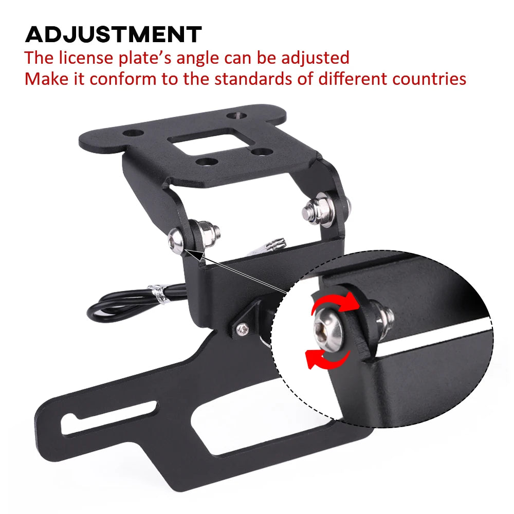 Tail Tidy License Plate Holder For KAWASAKI NINJA 250 400 Z250 Z300 Z400 2018-2014 Motorcycle Fender Eliminator Frame Bracket