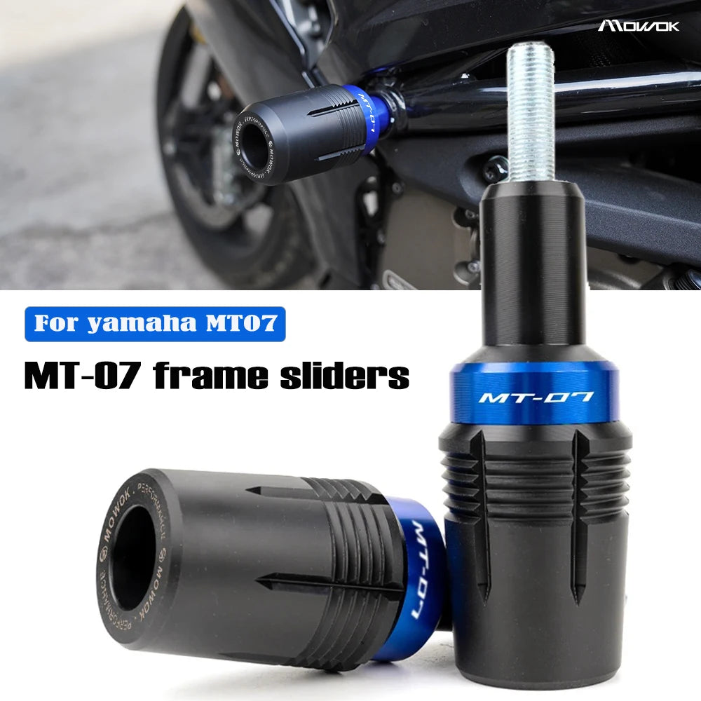 MT07 Frame Sliders Crash Protector For YAMAHA MT-07 fz07 Tracer 2014-2025 Motorcycle Accessories Engine Pad Falling Protection