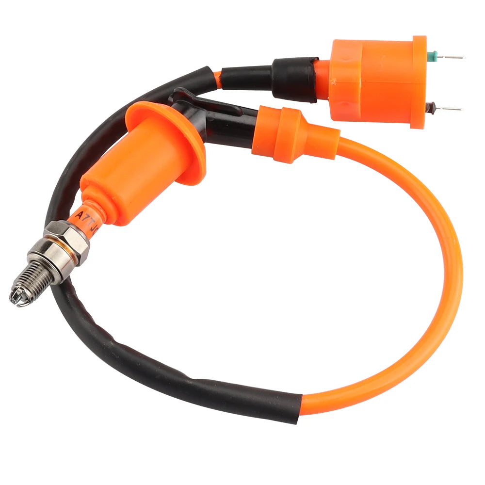 High Performance Racing Ignition Coil Electrode Spark Plug For GY6 50cc 150cc 125cc 150cc Chinese ATV Moped Scooter ATV Go Kart