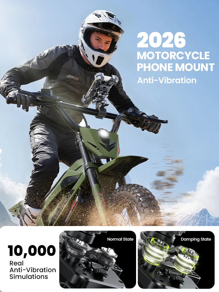Joyroom Mobile Support for the Car Phone Holder Universal Mobile Phone Stand Motorcycle Mountain Bike Road Bike 360° Rotatable