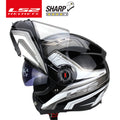 LS2 FF370 Flip Up Motorcycle Helmet Personalised Dual Lens Capacete LS2 Modular Helmets Motorbike Racing Helmet Cascos Para Moto
