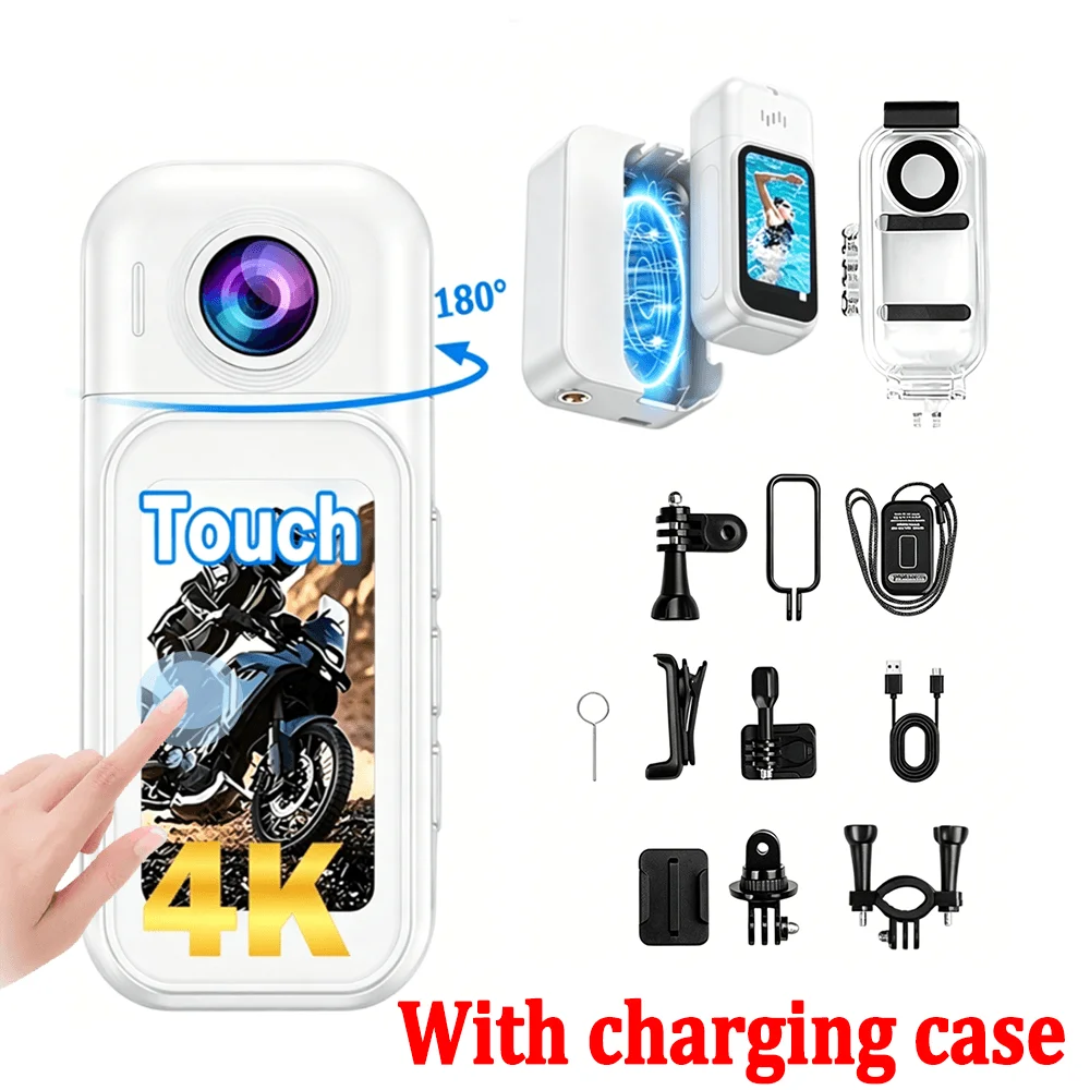 4K/1080P Outdoor Sports Camera In Helmet Motorcycle Bike Sport Mini Filming Bicycle Action Body Cam Video WIFI POV Vlog camera