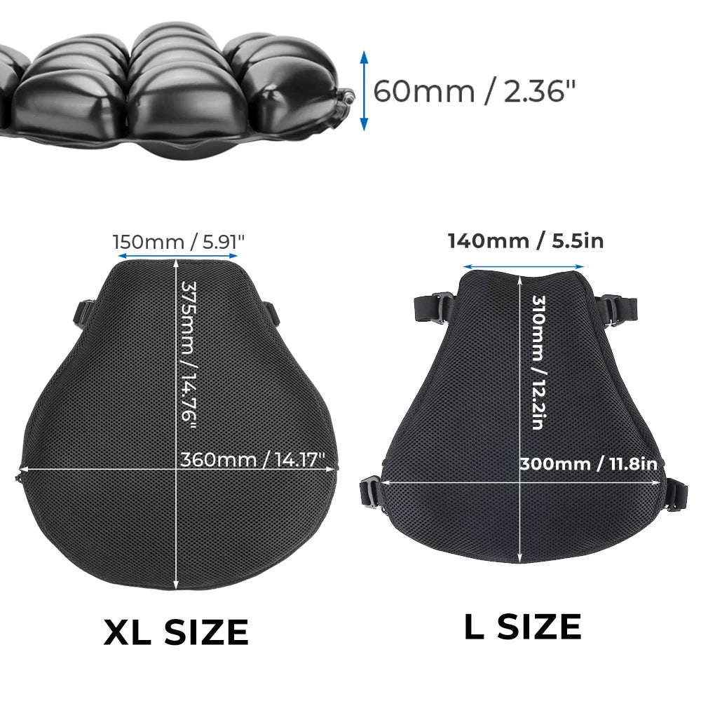 Air Pad Motorcycle Inflatable Seat Cushion Cover Universal For R1200GS R1250GS For CBR600 Z800 Z900 For GSXR 600 750 For 390 ATV