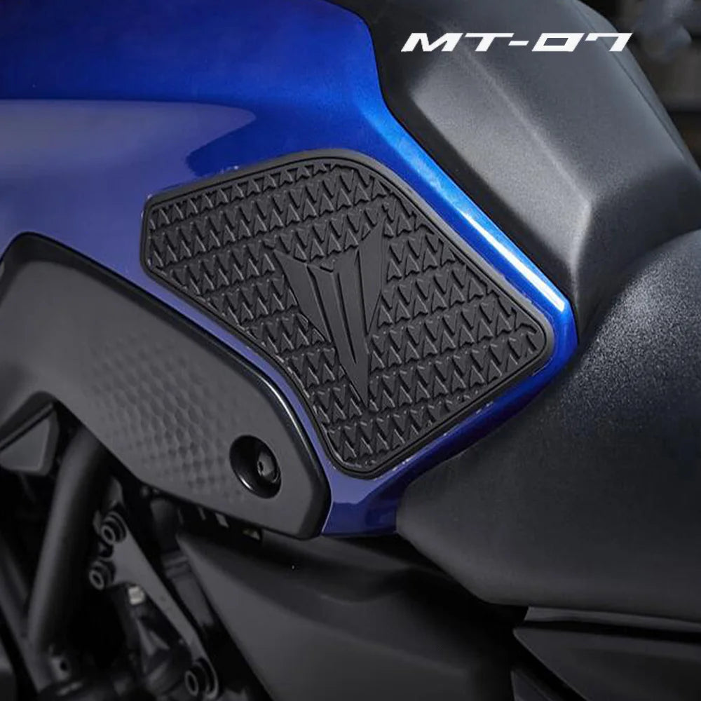 2021 2022 2023 FOR YAMAHA MT07 MT-07 MT 07 Motorcycle Accessories Non-slip Side Fuel Tank Stickers Waterproof Pad Rubber Sticker